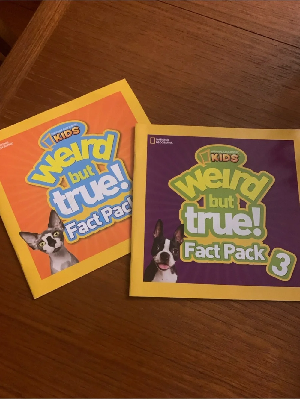 National Geographic  Weird But True! Books 3 & 4 Fact Pack paperbacks